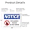 Signmission Reclaimed Water Do Not Drink, 18 in W x Rectangle, Aluminum OS-2PACK-NS-A-1218-L-17995 - alternate 8